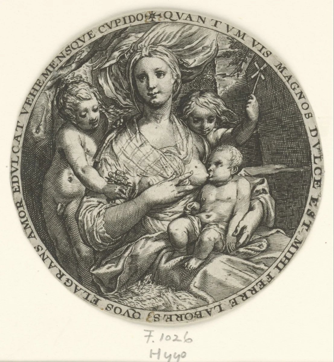 Liefde by Crispijn van de Passe, print, 1600