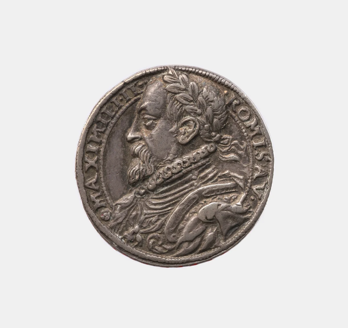 Maximilian II by Antonio Abondio, metalwork, 1570