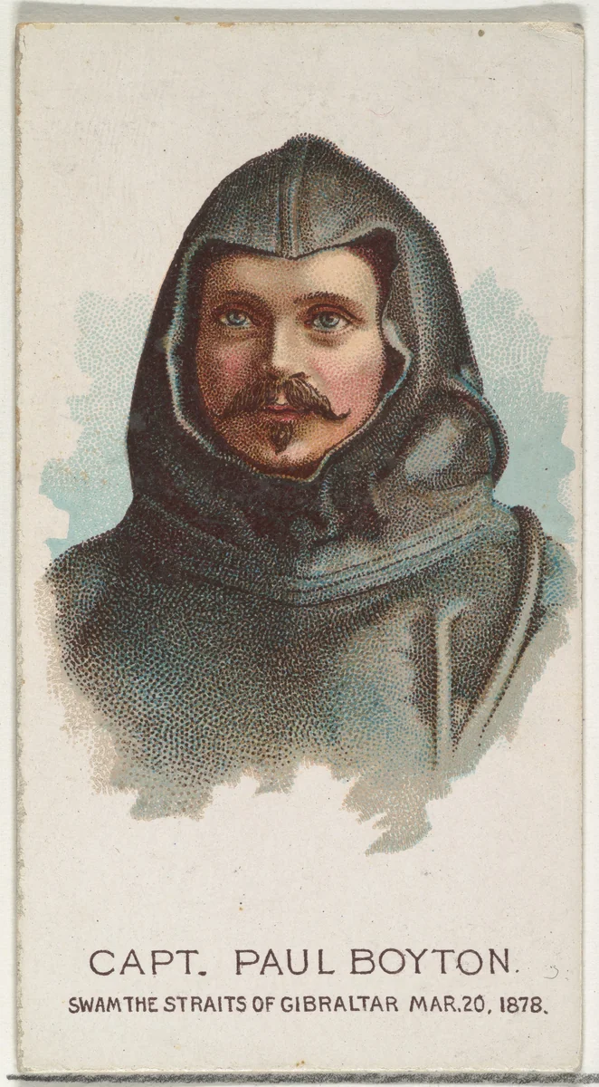 Captain Paul Boyton, Swam the Straits of Gibraltar, from World's Champions, Series 2 (N29) for Allen & Ginter Cigarettes by Allen & Ginter, print, 1888