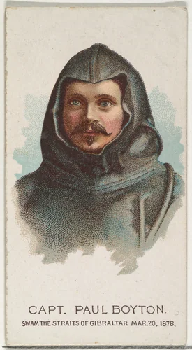 Captain Paul Boyton, Swam the Straits of Gibraltar, from World's Champions, Series 2 (N29) for Allen & Ginter Cigarettes by Allen & Ginter, print, 1888