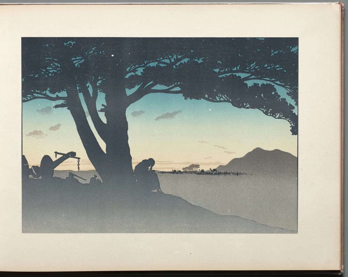 The Prodigal Son: page 17 by Henri Rivière, book, 1895