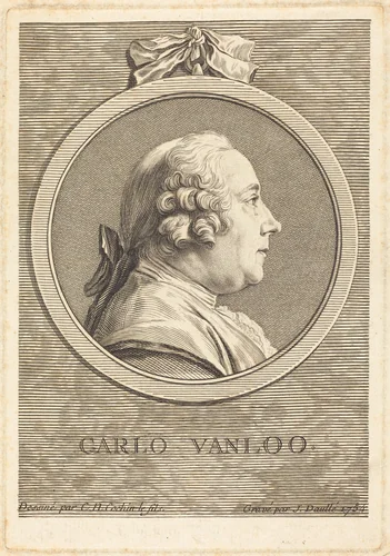 Carle Vanloo by Jean Daullé
Charles-Nicolas Cochin II, print, 1754