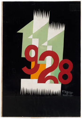1928 by Fortunato Depero, drawing, 1928
