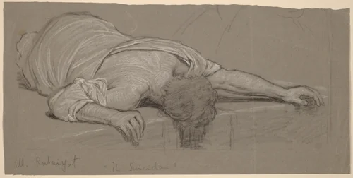 From the Rubáiyát by Elihu Vedder, drawing, 1887