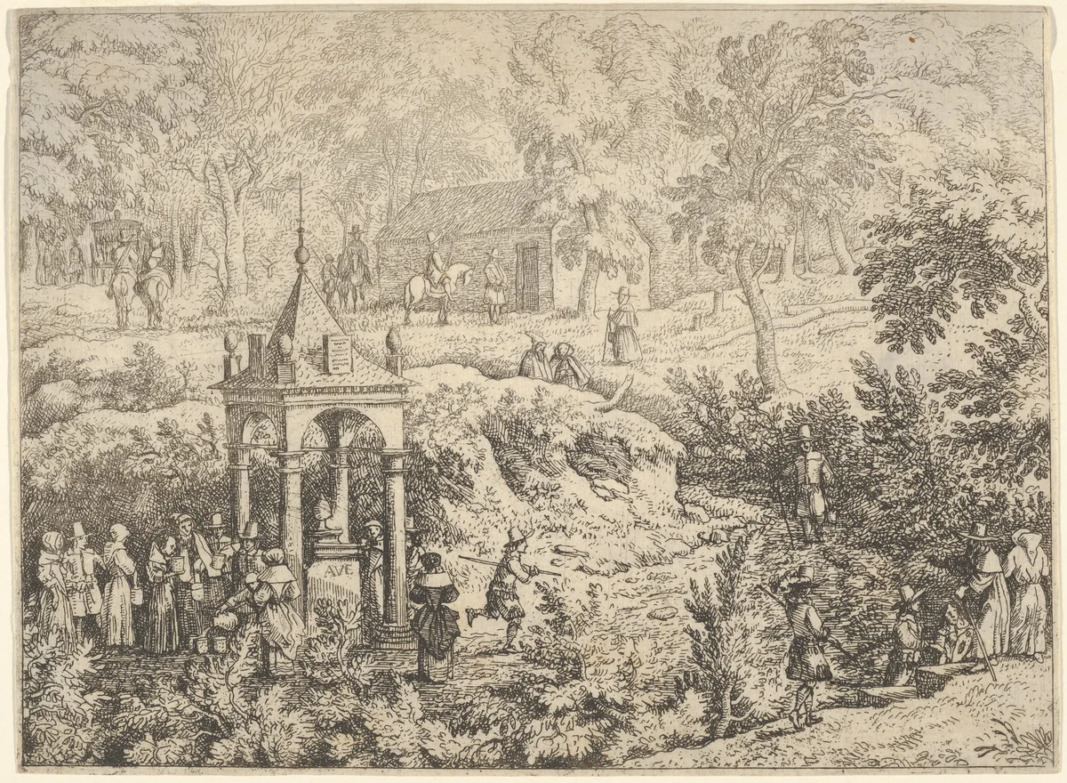The Third Spring by Allart van Everdingen, print, 1621-1675