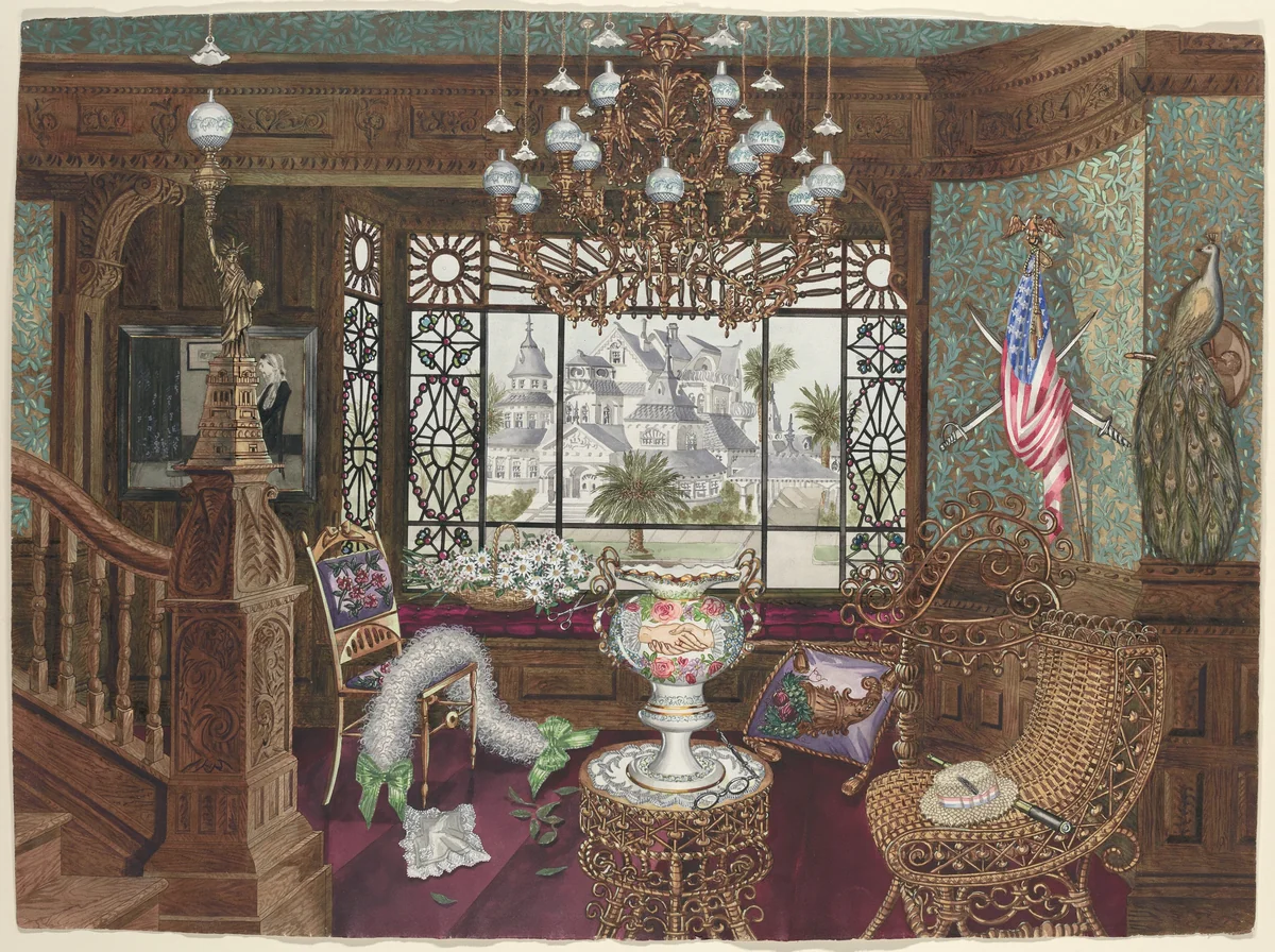 Window Alcove by Perkins Harnly, index of american design, 1935-1942