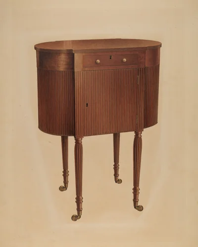 Sewing Table by Isidore Sovensky, index of american design, 1939