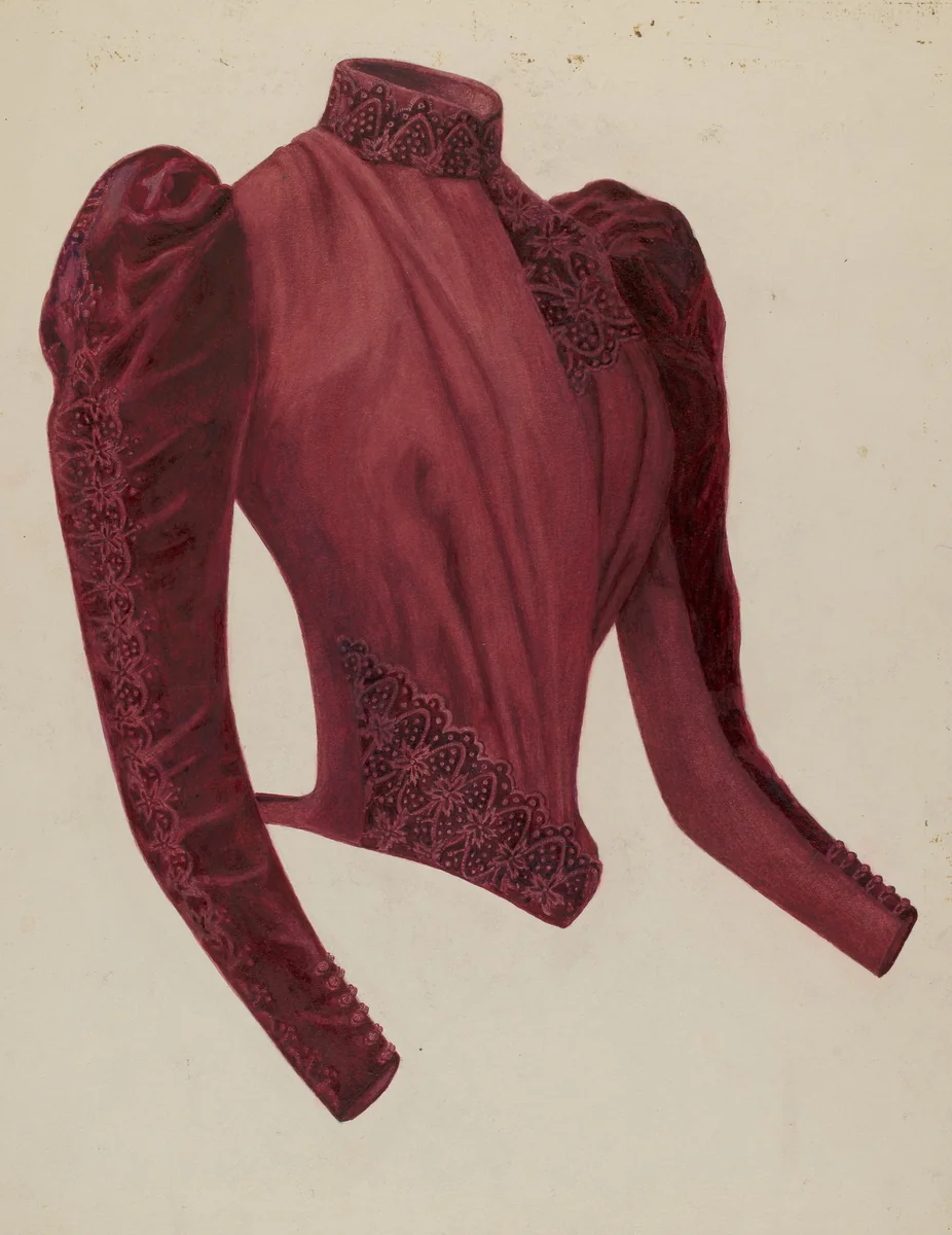 Shirtwaist by Julie C. Brush, index of american design, 1935-1942