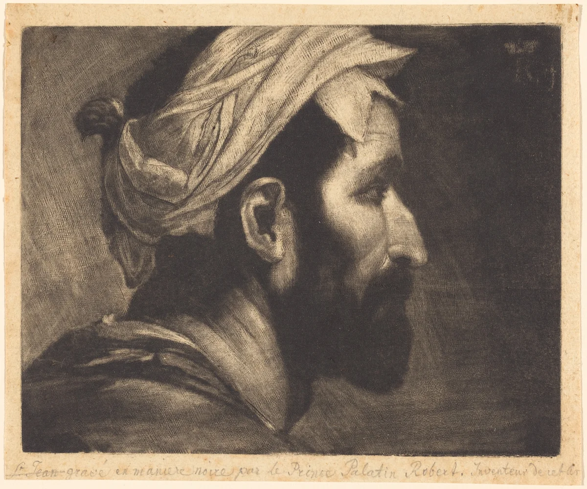 Head of the Executioner by Jusepe de Ribera, print, 1658