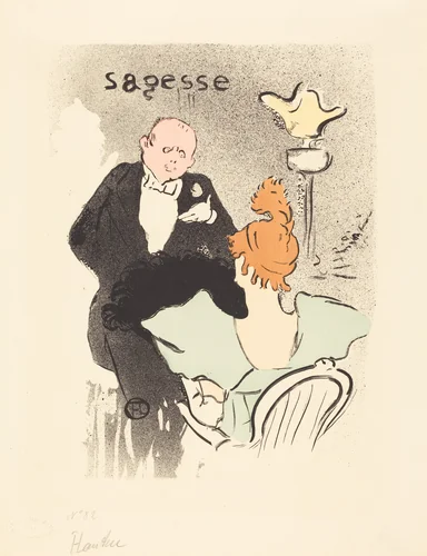 Wisdom (Sagesse) by Henri de Toulouse-Lautrec, print, 1893