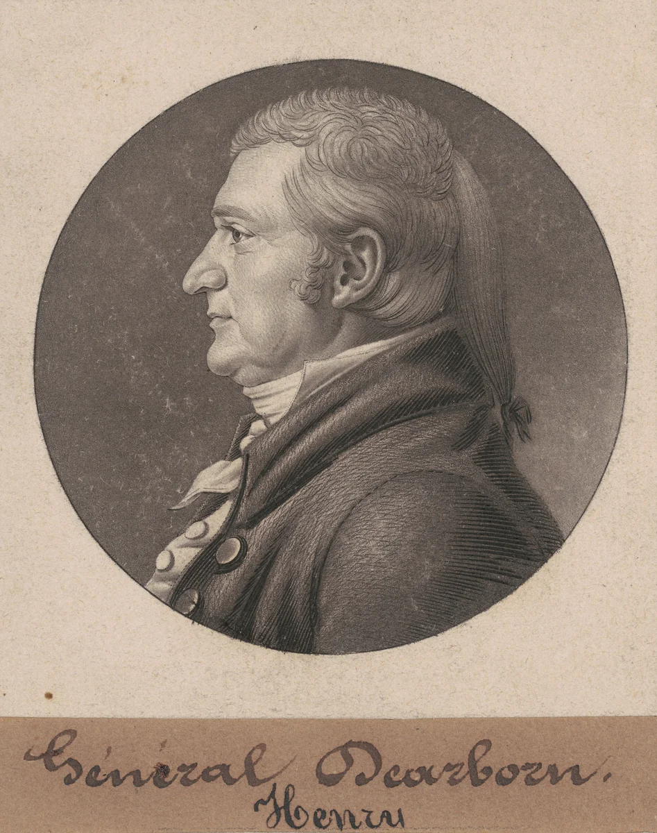 Henry Dearborn by Charles B. J. Févret de Saint-Mémin, print, 1805