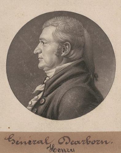 Henry Dearborn by Charles B. J. Févret de Saint-Mémin, print, 1805