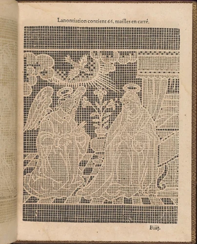La Pratique de l'Aiguille, page 8 (recto) by Matthias Mignerak, book, 1605
