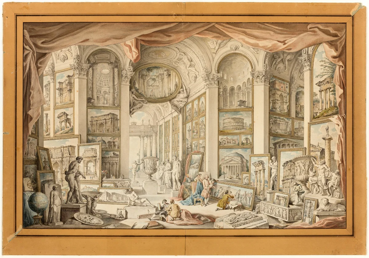 Roma Antica by Giovanni Paolo Pannini, painting, 1757-1760