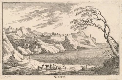 Martius (March) by Ludovico Mattioli, print, 1680-1699