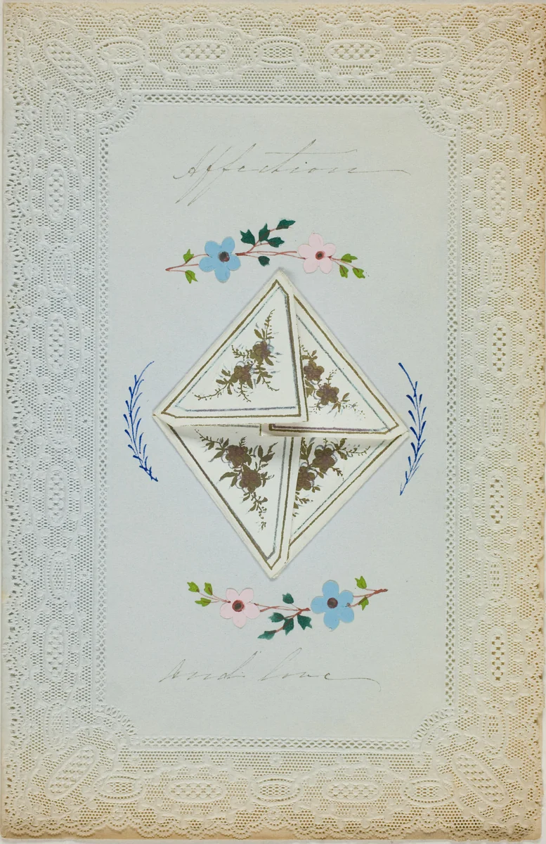 Affections and Love (Valentine) by Unknown Artist, other, 1845-1855