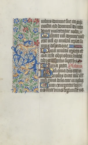 Book of Hours (Use of Rouen): fol. 70v by Master of the Geneva Latini, book, 1465-1475