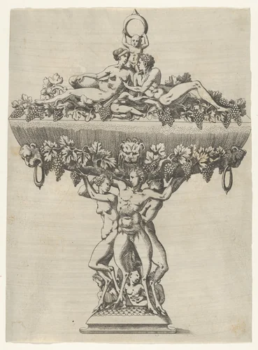 Vase by Antonio Fantuzzi, print, 1540-1545