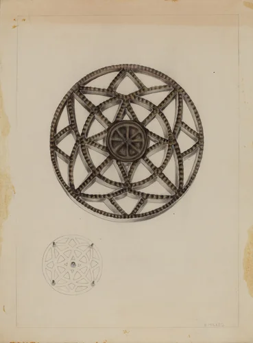 Trivet by Edith Miller, index of american design, 1937