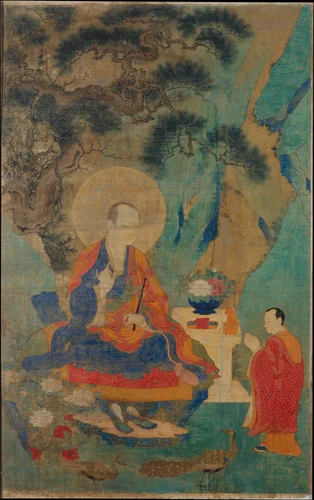 The Arhat Vajraputra by Unidentified Artist, painting, 1400-1499