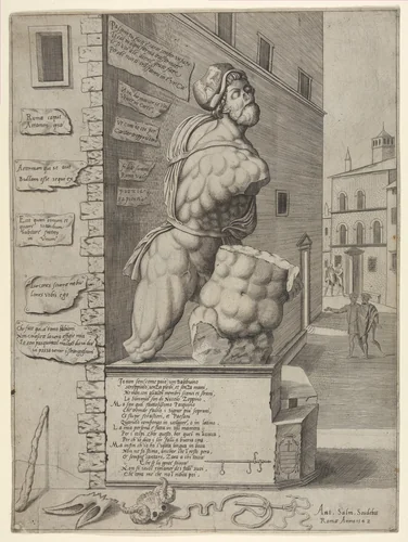 Pasquino by anonymous, print, 1542