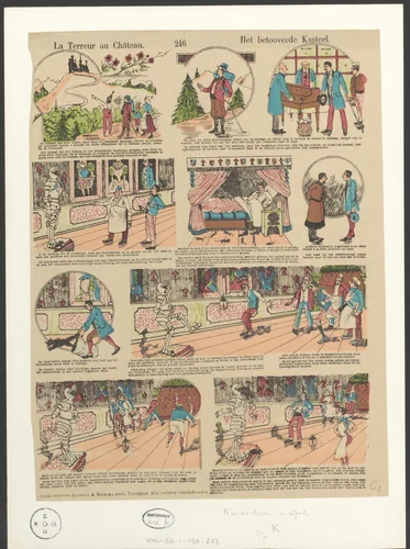 Betoverd kasteel by anonymous, print, 1833-1911