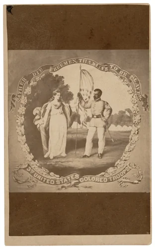 “Rather Die Freemen, than Live to Be Slaves” by David Bustill Bowser, photograph, 1859-1869