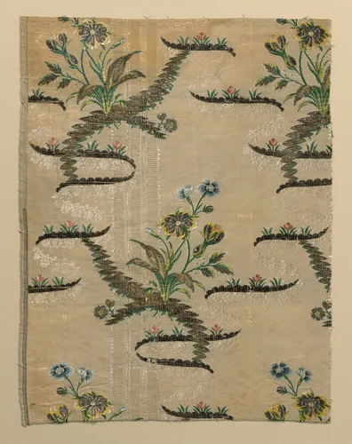 Fragment (Dress Fabric) by England, Spitalfields, textile, 1745-1760