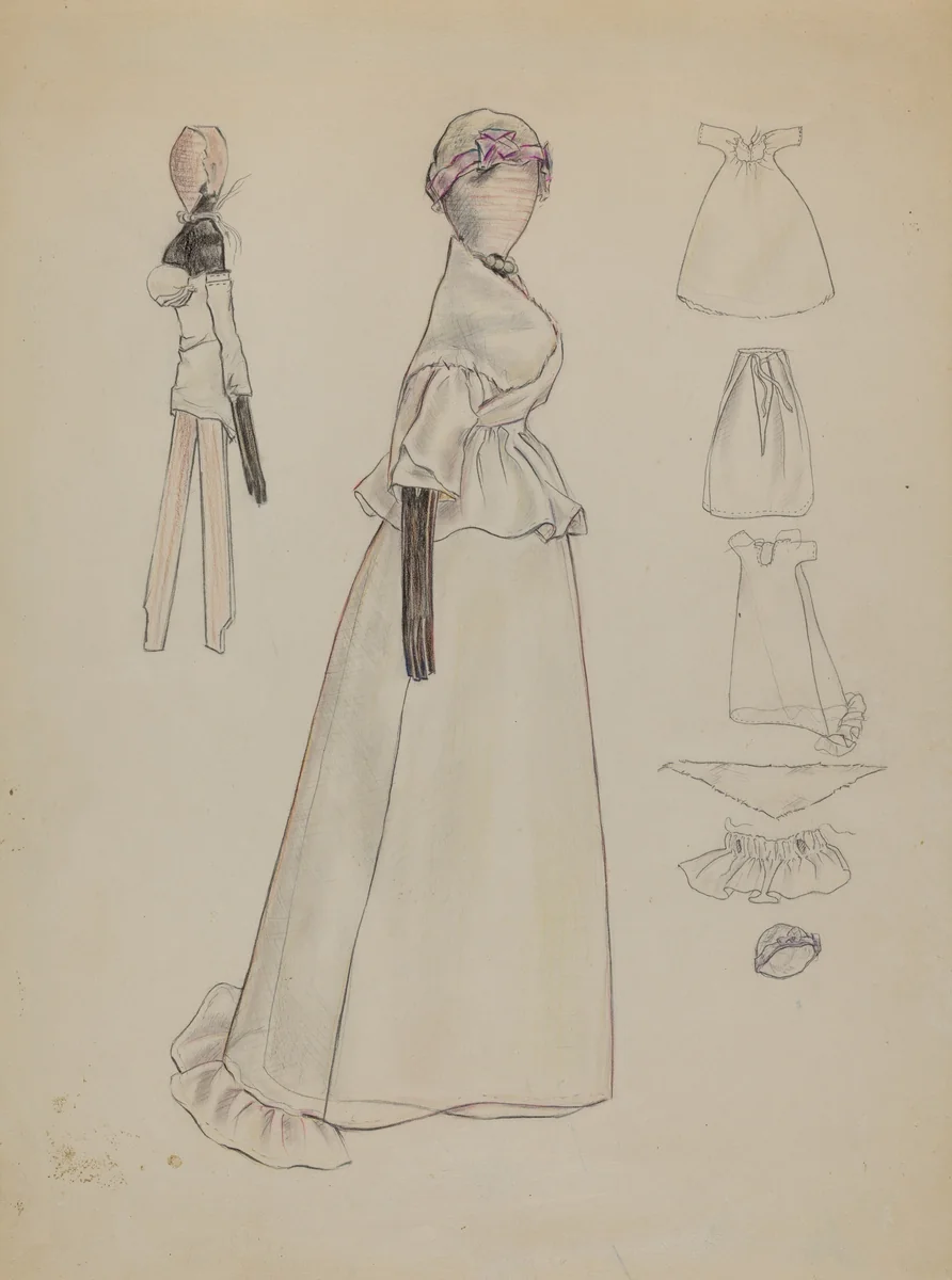 Doll by Melita Hofmann, index of american design, 1936