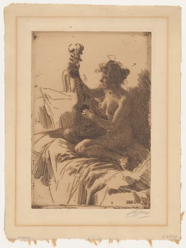 Souvenir by Anders Zorn, print, 1895