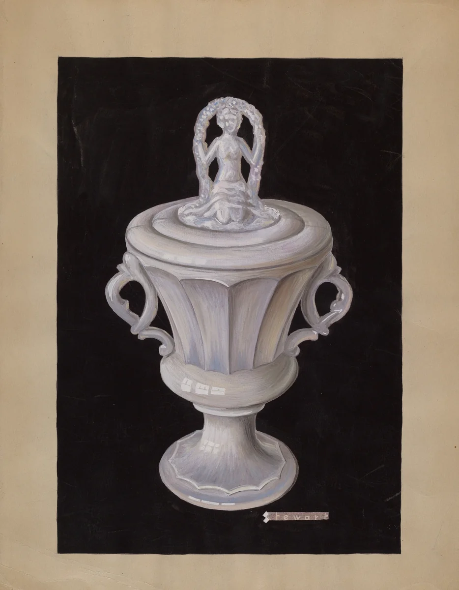 Sugar Bowl by Robert Stewart, index of american design, 1937