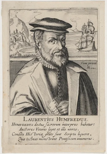 Laurence Humphrey, Dean of Winchester by Hendrik Hondius I, print, 1573-1649