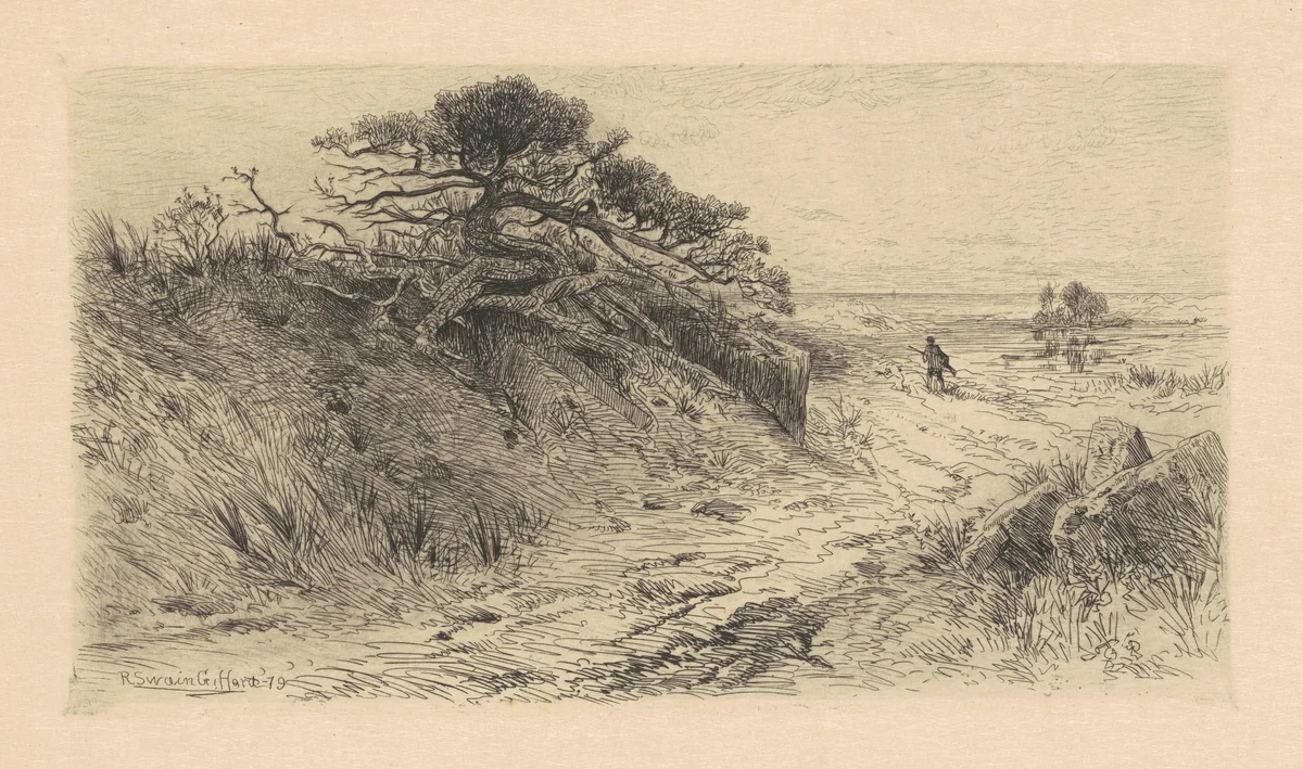 The Path to the Shore by Robert Swain Gifford, print, 1879
