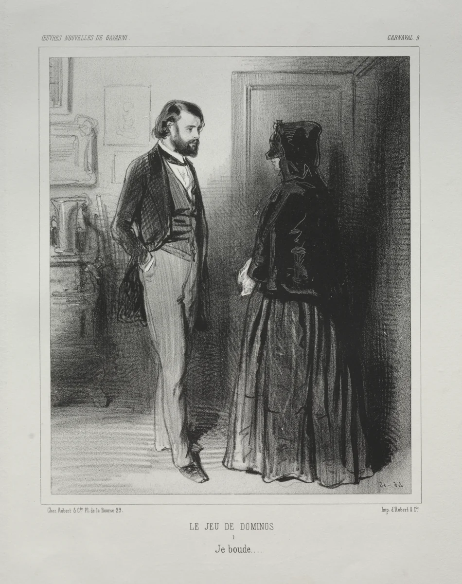 Carnaval by Paul Gavarni, print, 1824-1847