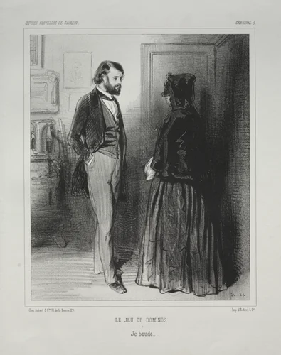 Carnaval by Paul Gavarni, print, 1824-1847