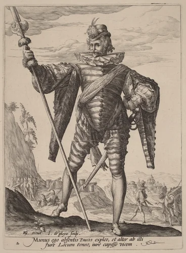 Lieutenant-Colonel by Jacques de Gheyn II, portfolio, 1587