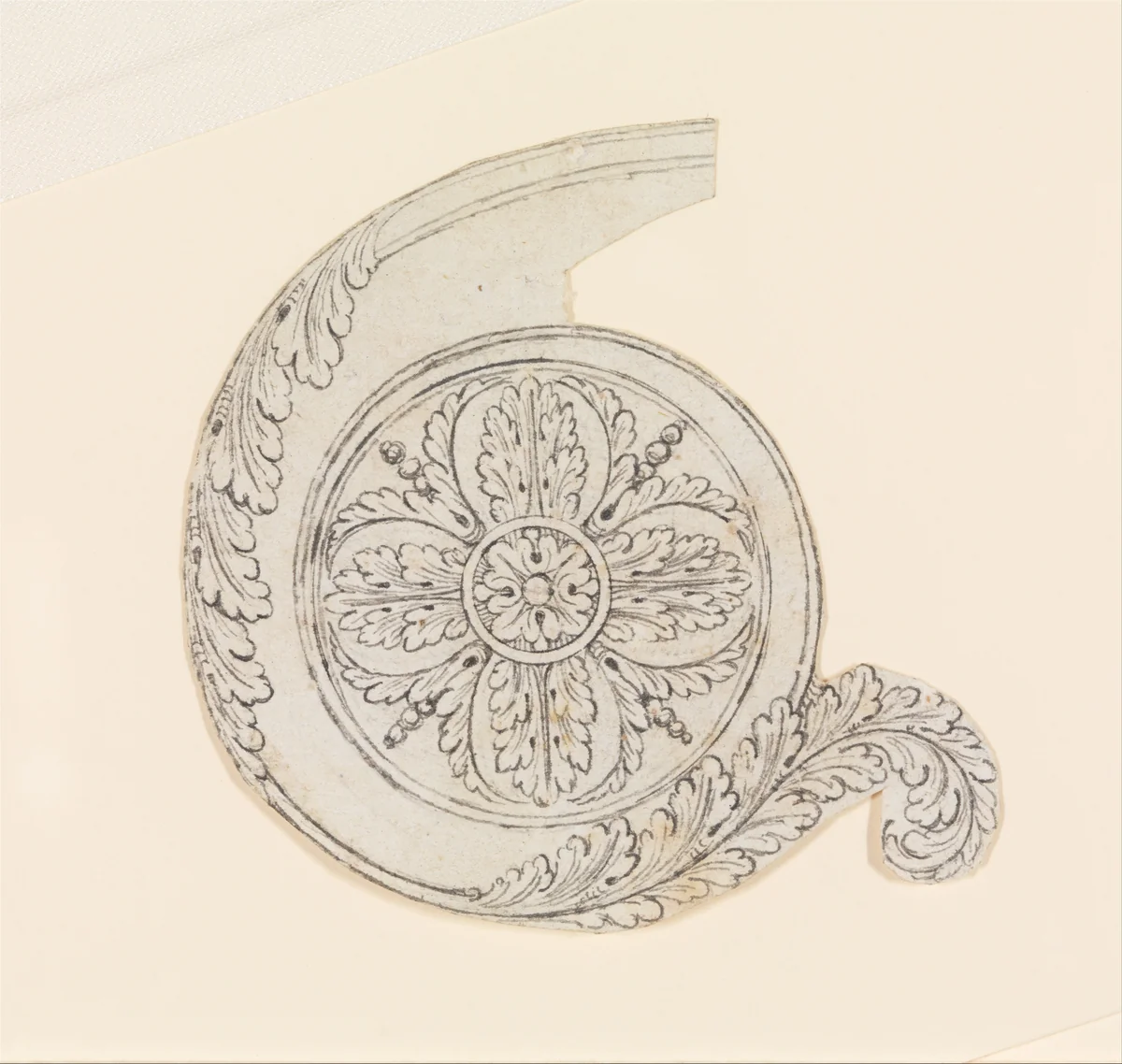 Design for the Decoration of Firearms by Nicolas Noël Boutet, drawing, 1770-1830