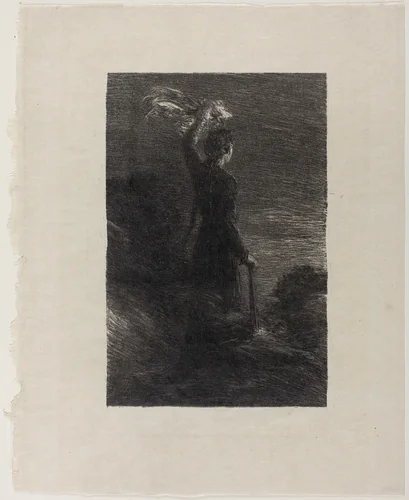 Tristan and Isolde, Act II: Signal in the Night by Henri Fantin-Latour, print, 1881-1891