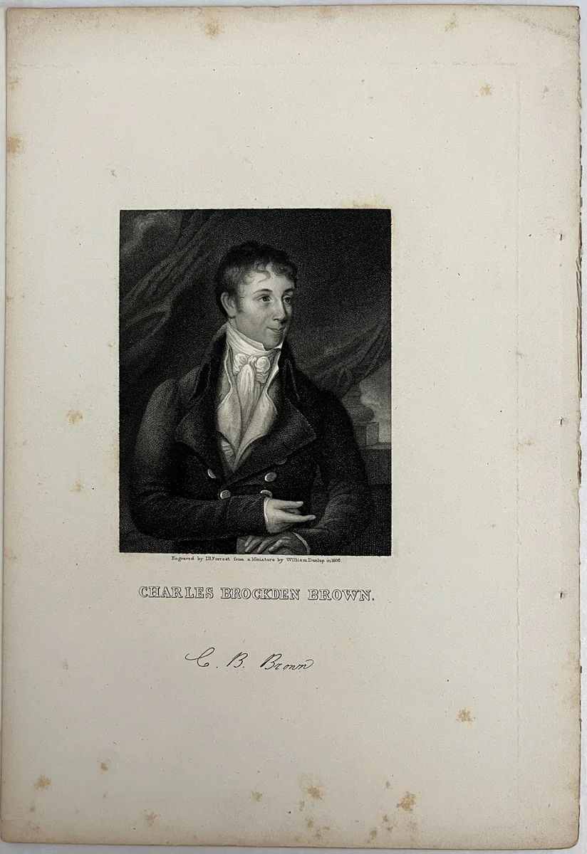 Charles Brockden Brown by William Dunlap, other, 1800-1899
