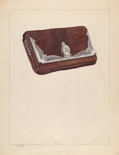 Purse by Isidore Steinberg, index of american design, 1935-1942