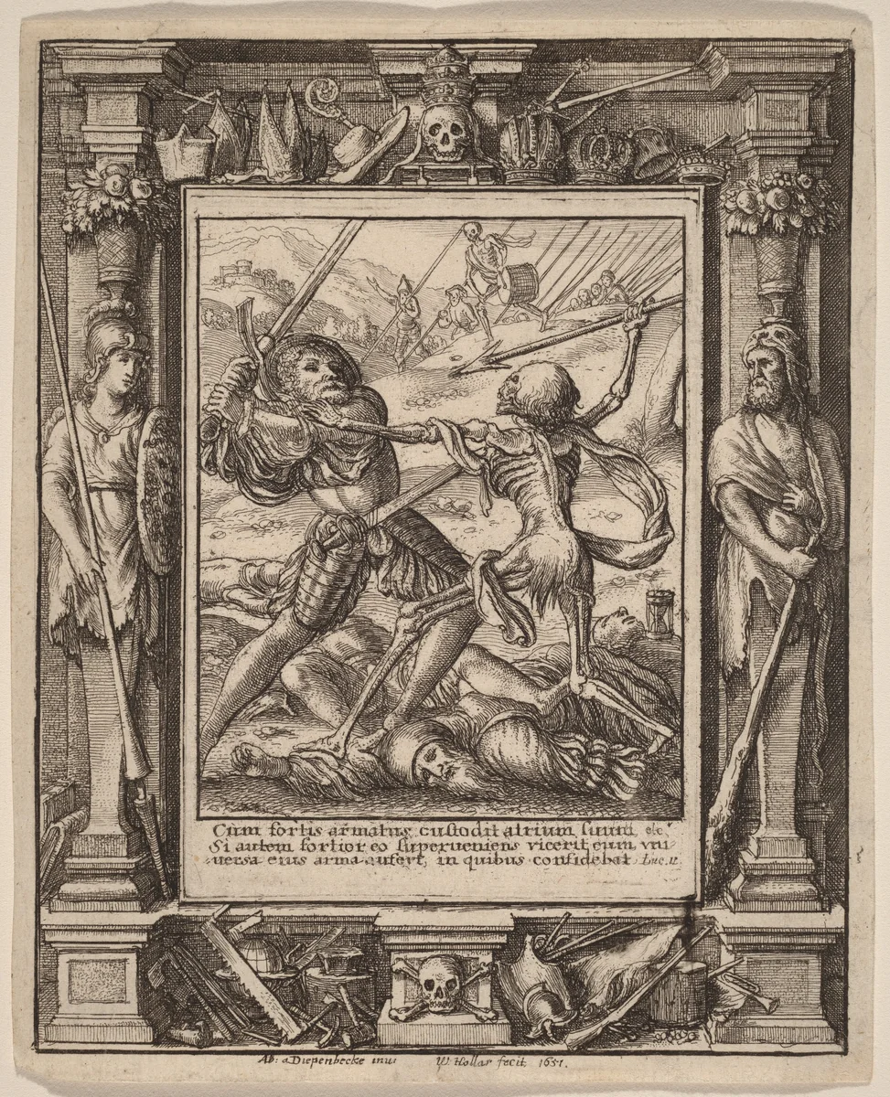 Knight by Wenceslaus Hollar, print, 1651