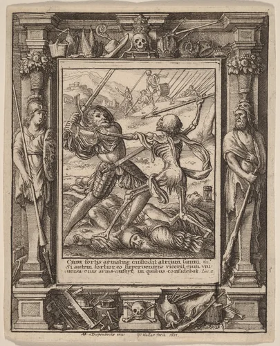 Knight by Wenceslaus Hollar, print, 1651