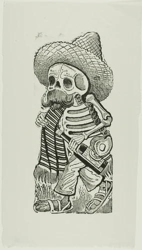 Calavera of Francisco Madero, from Calavera Maderista by José Guadalupe Posada, print, 1944