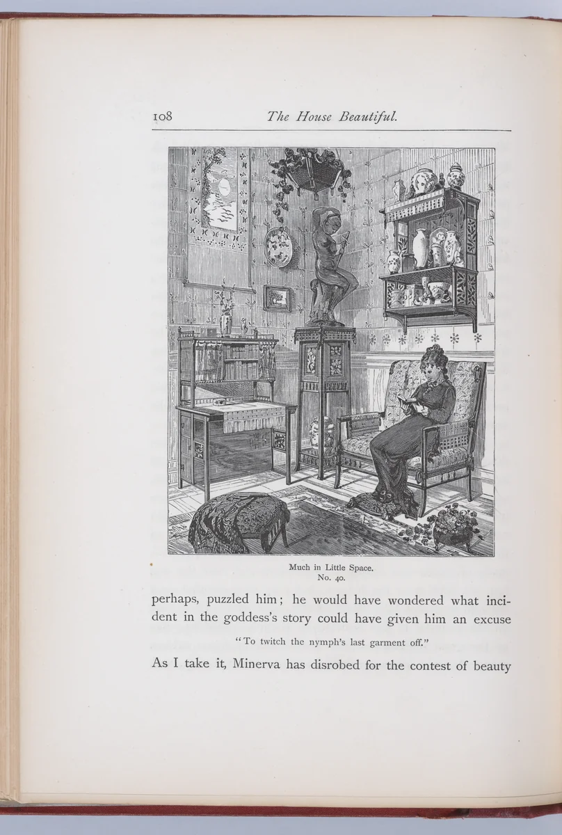 The House Beautiful, Essays on Beds and Tables, Stools and Candlesticks by Clarence Cook, book, 1878