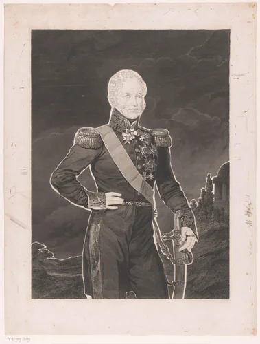 Portret van Leopold I by Erin Corr, print, 1834