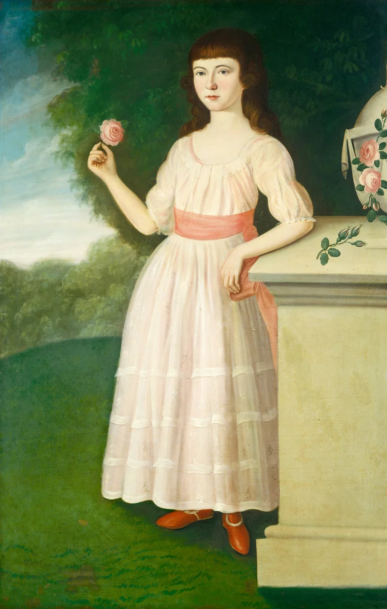Anna Maria Cumpston by Charles Peale Polk, painting, 1790
