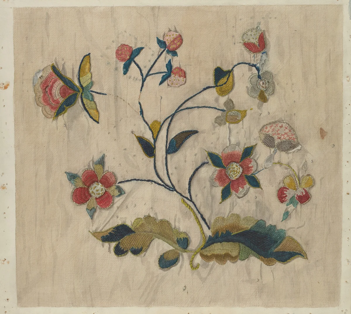 Coverlet by Mildred E. Bent, index of american design, 1938