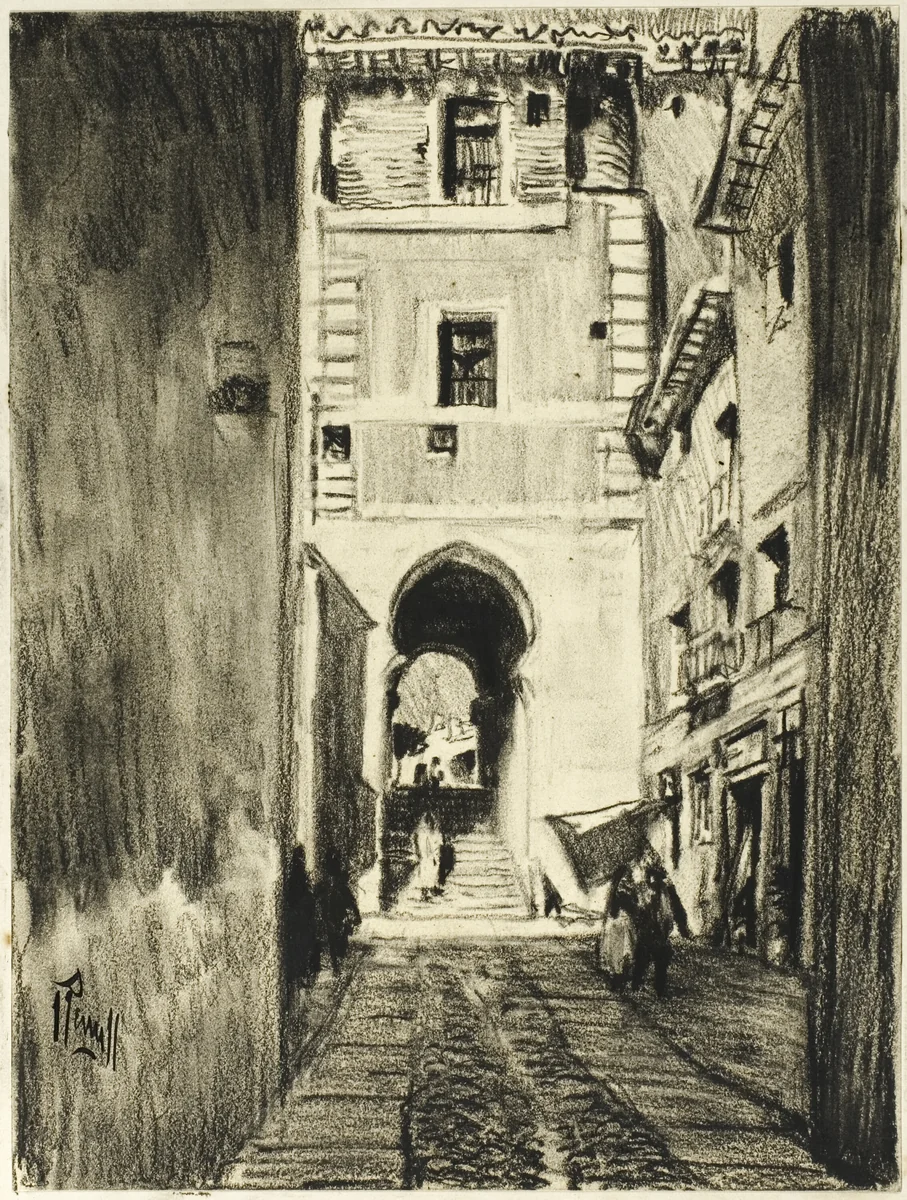 Toledo by Joseph Pennell, drawing, 1898-1908