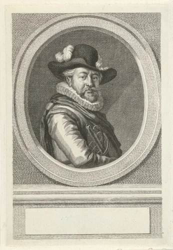 Portret van Albert Coenraads Burgh by Jacob Houbraken, print, 1749-1780