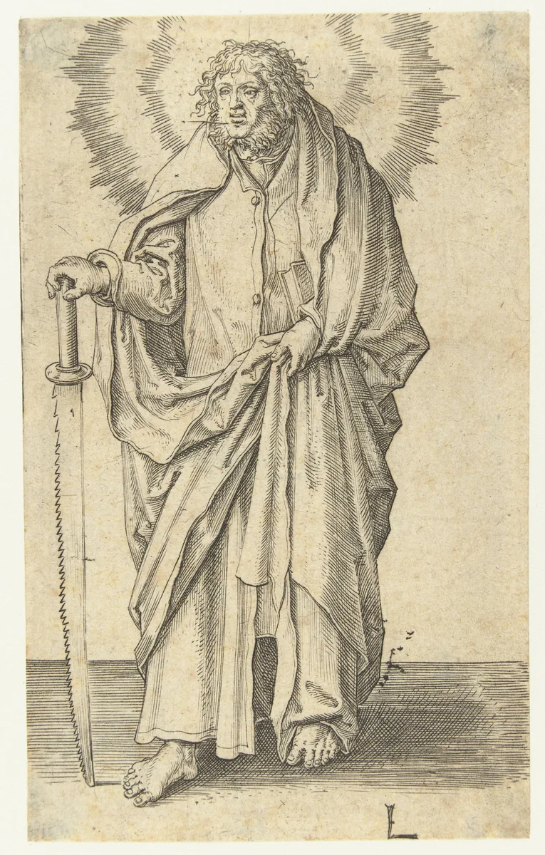 De apostel Simon by Unknown, print, 1508-1512